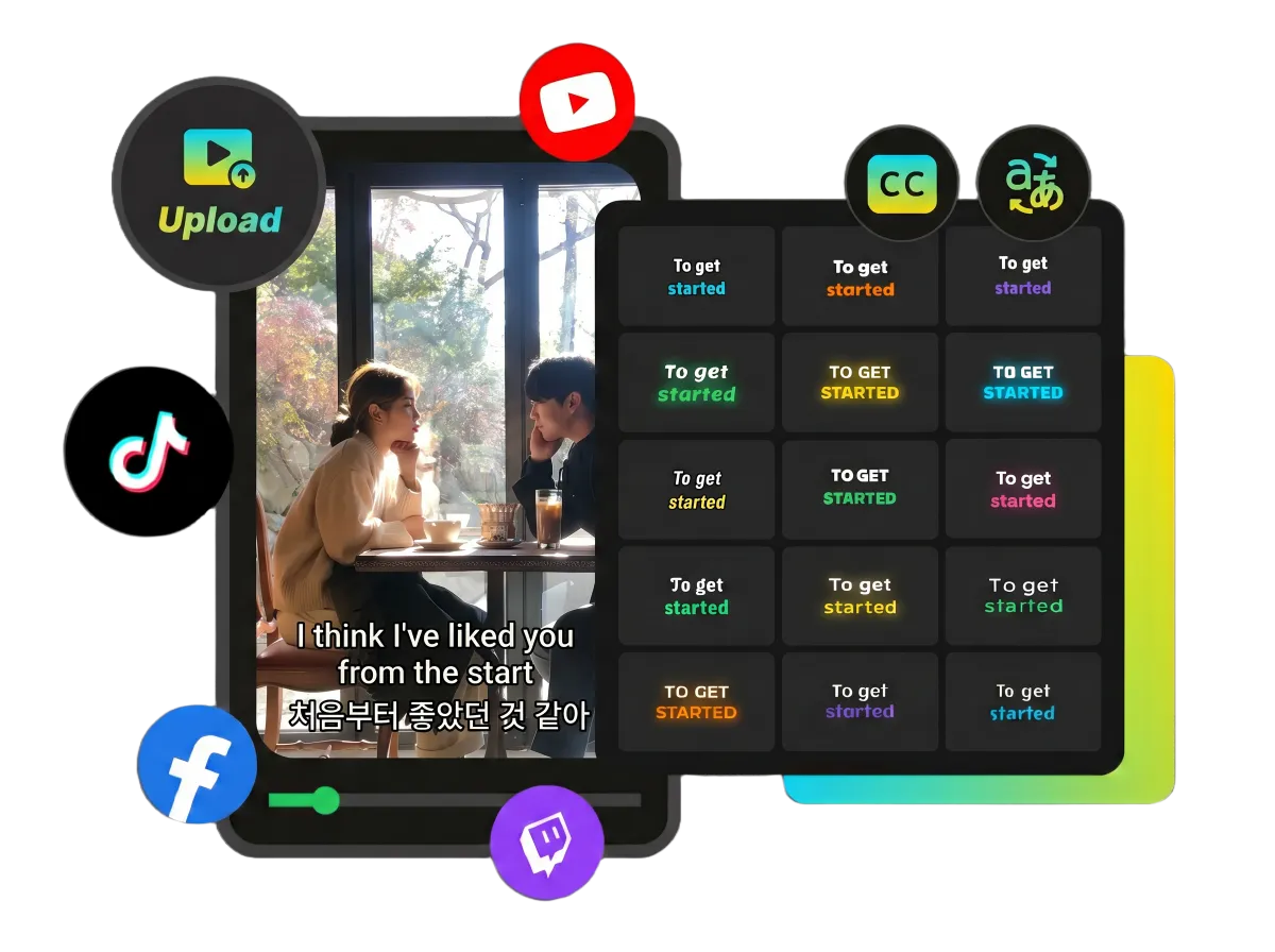 AI Korean to English video translator generating accurate English subtitles